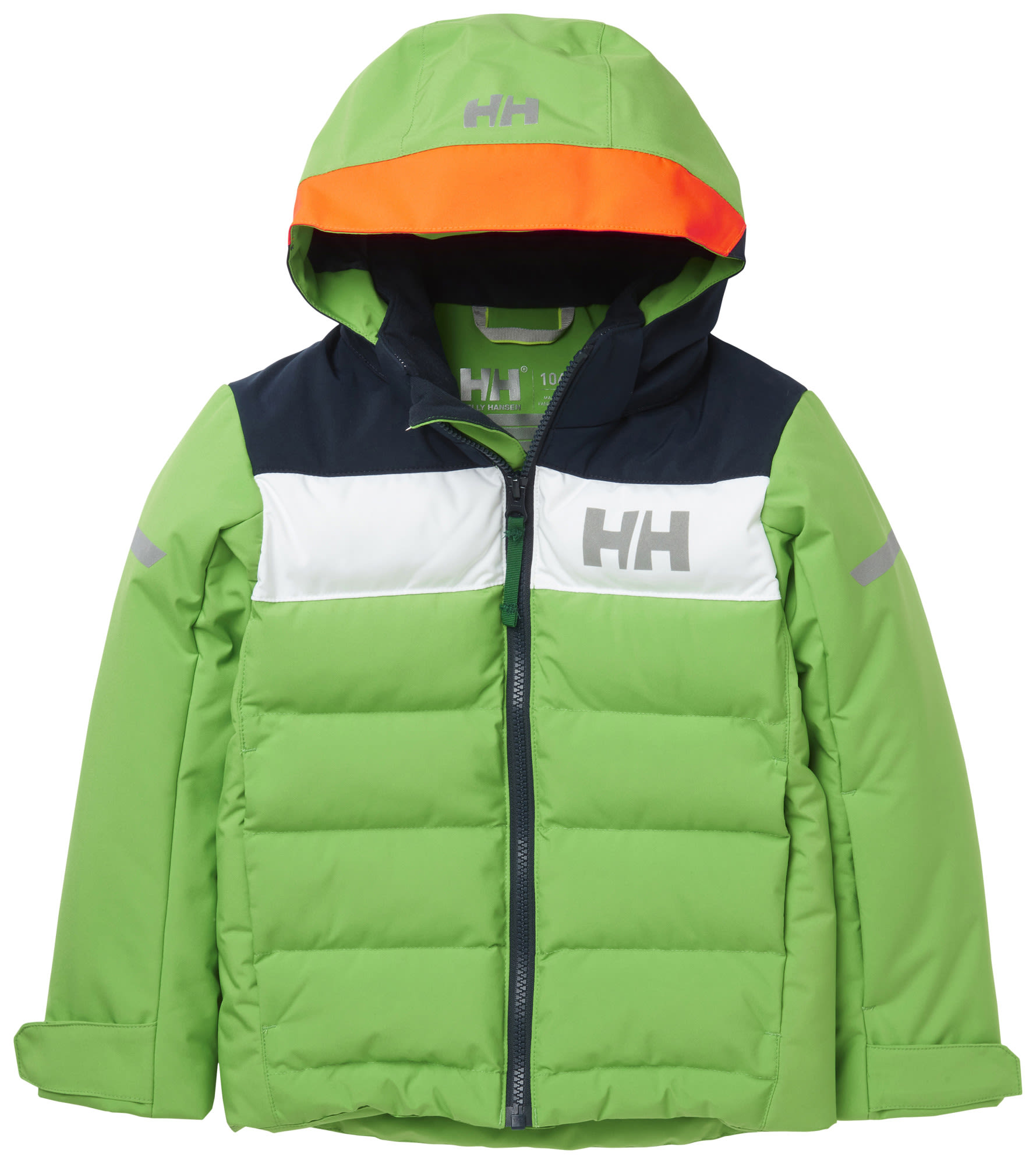 Helly Hansen Kids Vertical Insulated Jacket Grün | Größe 110 | Kinder Ski- & 