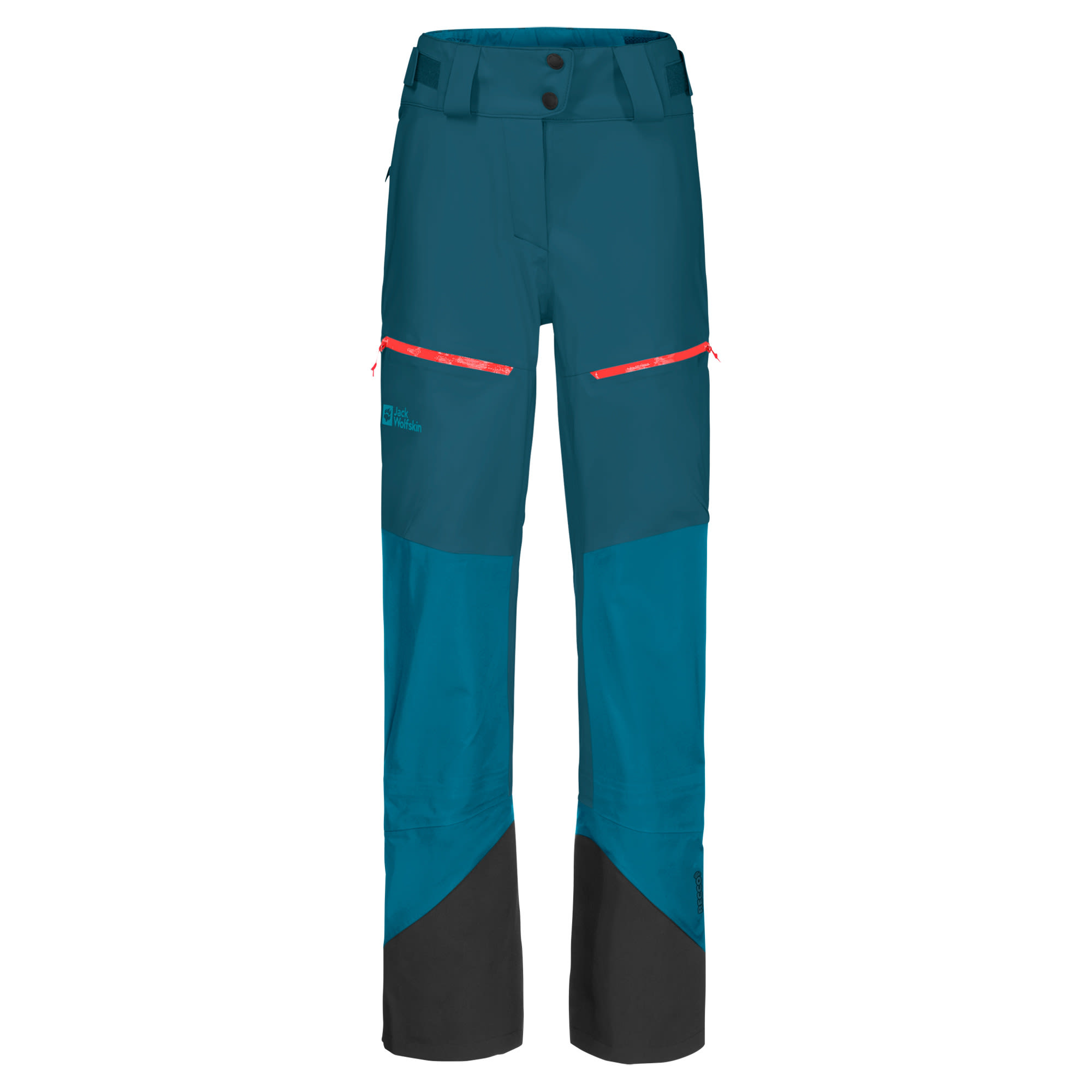 Jack Wolfskin W Alpspitze 3l Pants Colorblock / Grün / Lila | Größe 36 | Dame