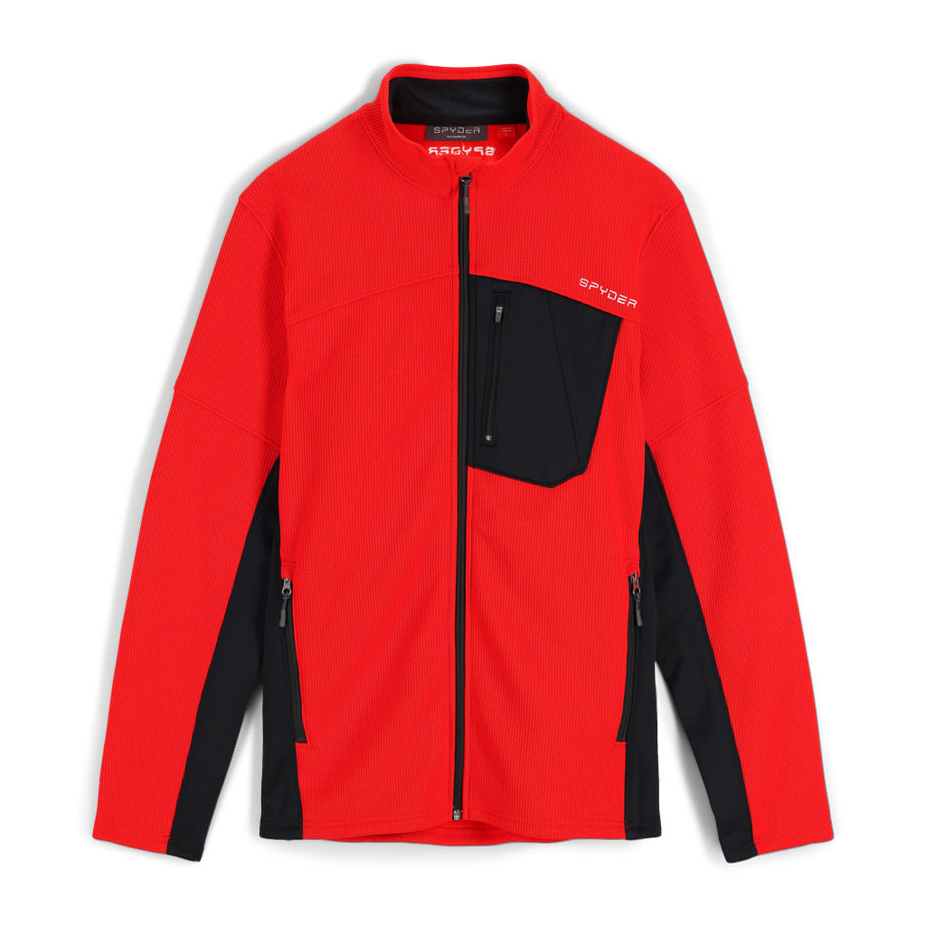 Spyder M Bandit Full Zip Jacket Rot | Herren Ski- & Snowboardjacke