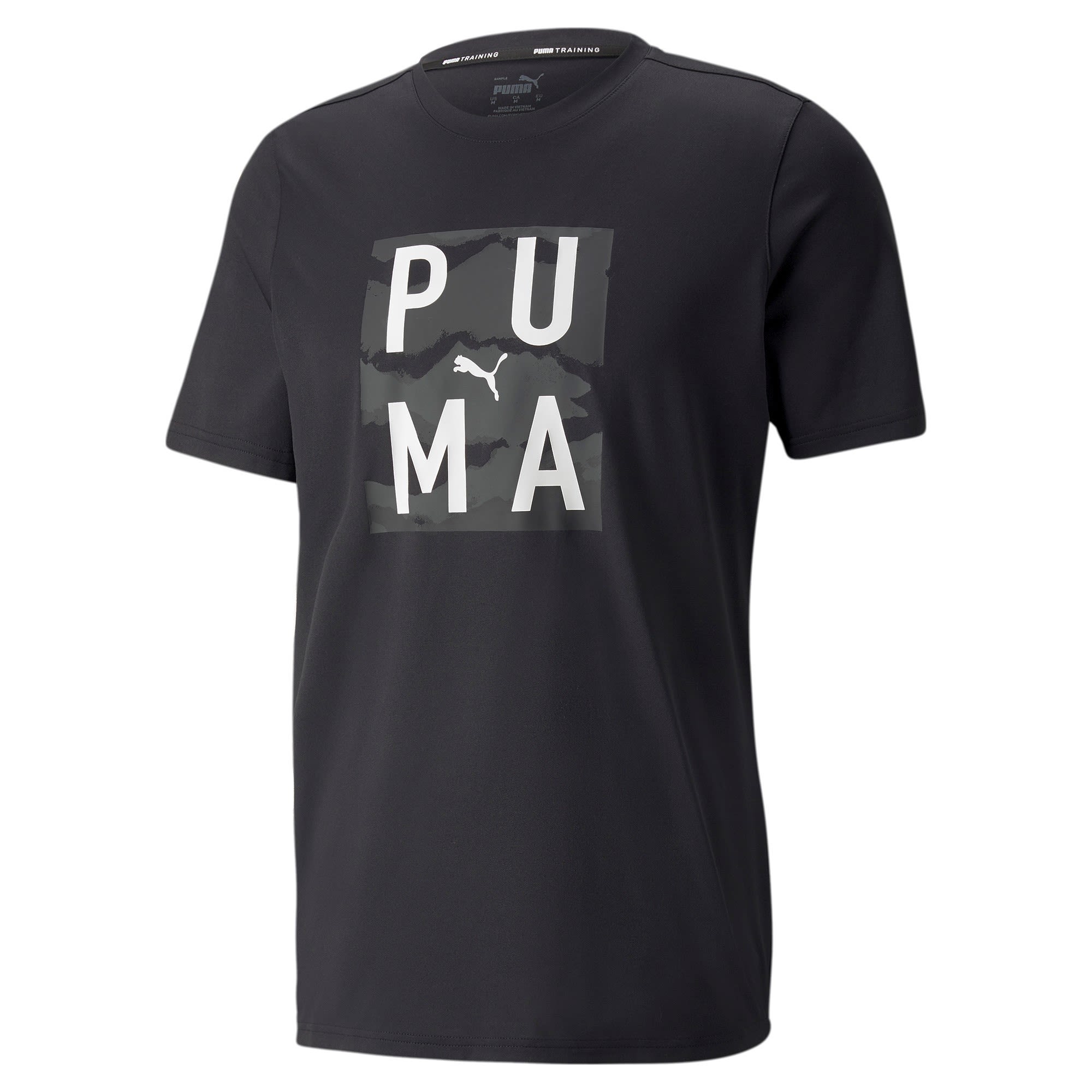 Puma M Train Graphic Tee Schwarz | Herren Kurzarm-Shirt