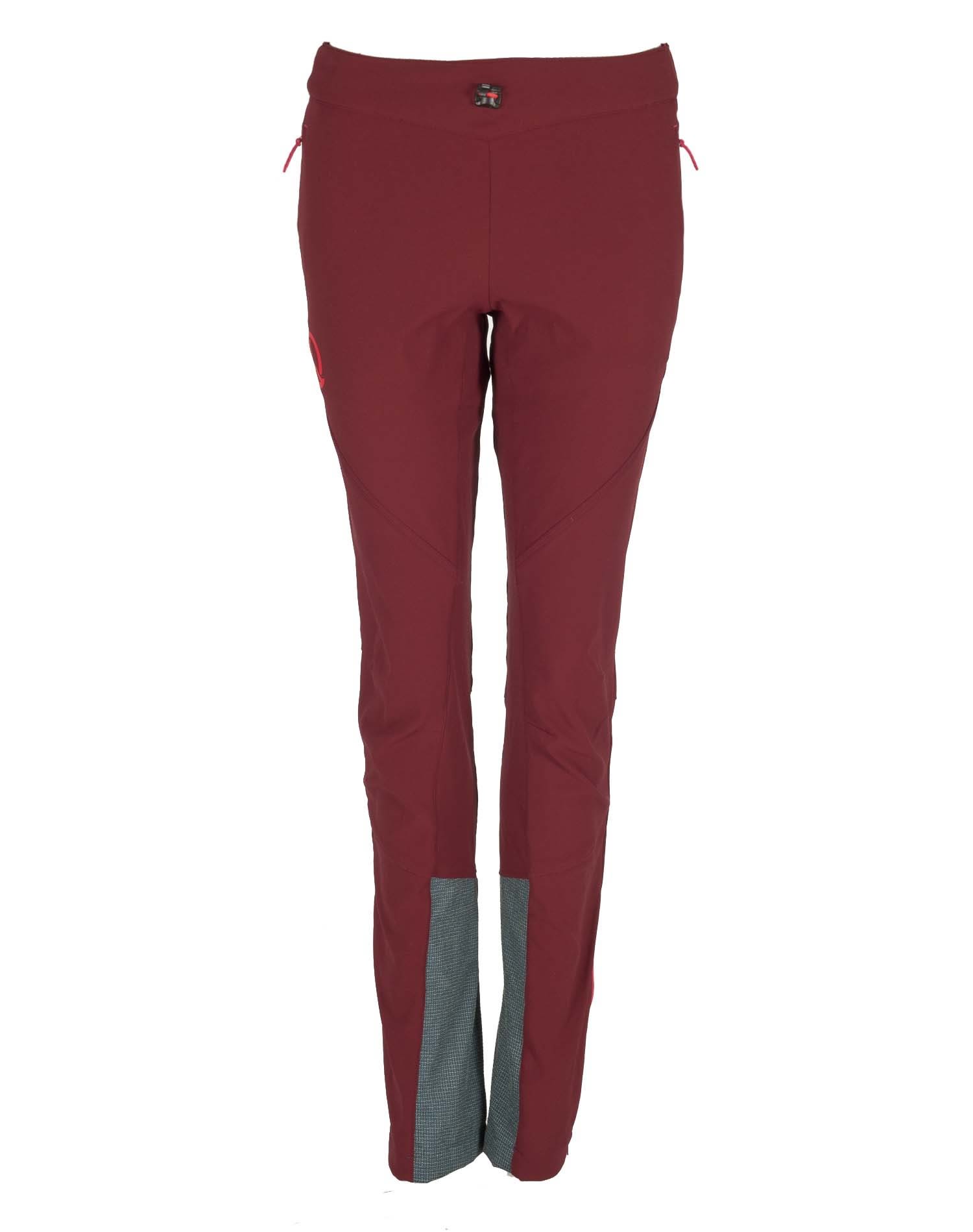 Ternua W Muztagh Pant Rot | Größe XL | Damen Softshellhose