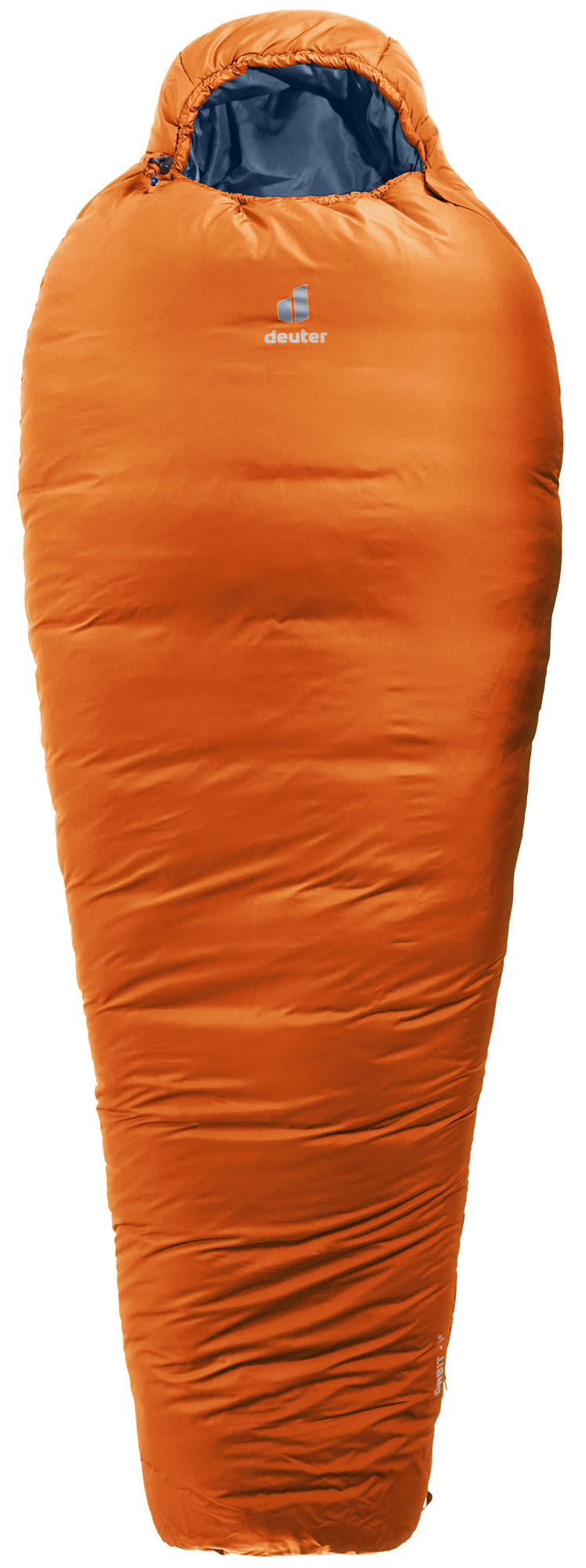 Deuter Orbit -5° Orange | Größe 208 cm - RV links |  Kunstfaserschlafsack