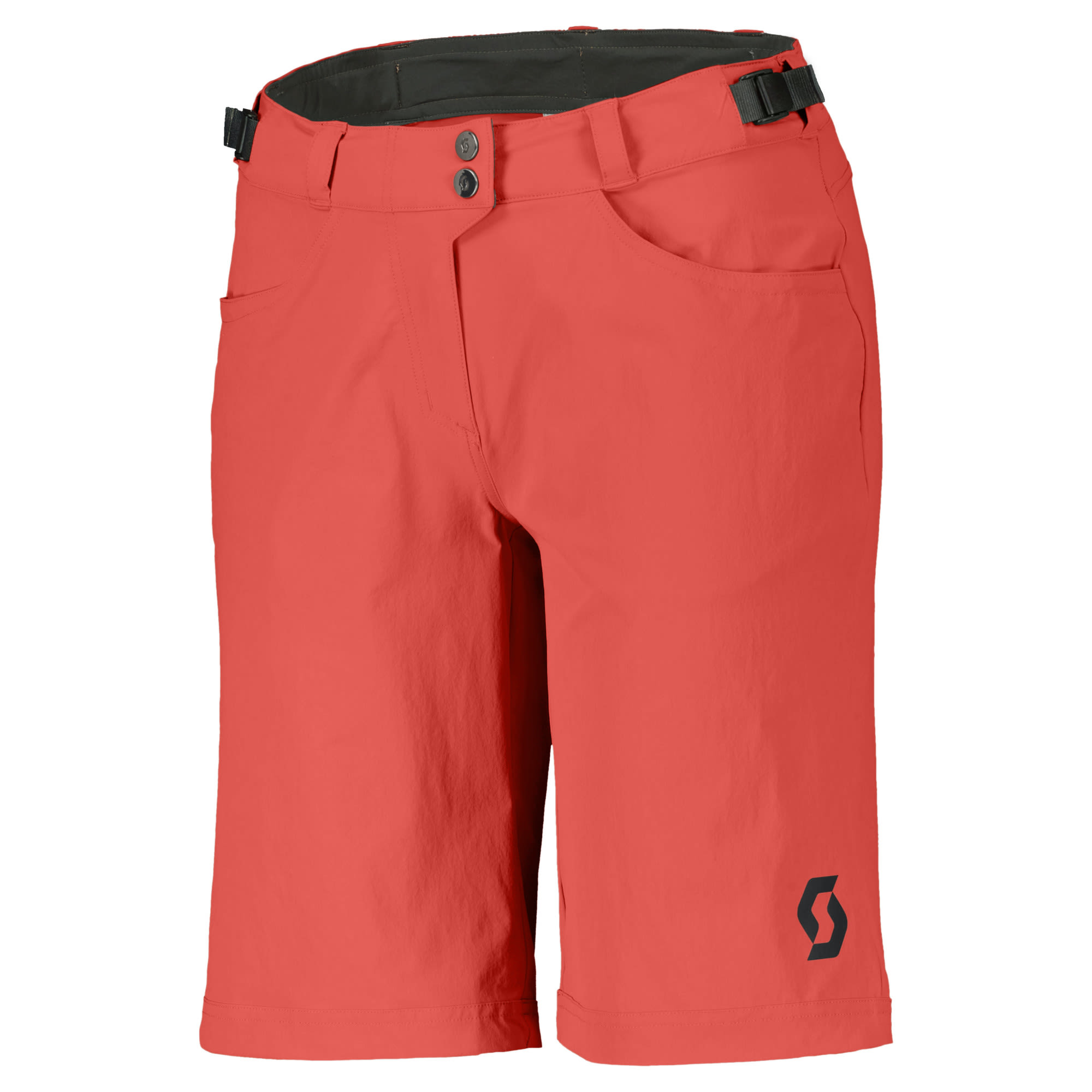 Scott W Trail Flow W/pad Shorts Rot | Größe XS | Damen Fahrrad Shorts