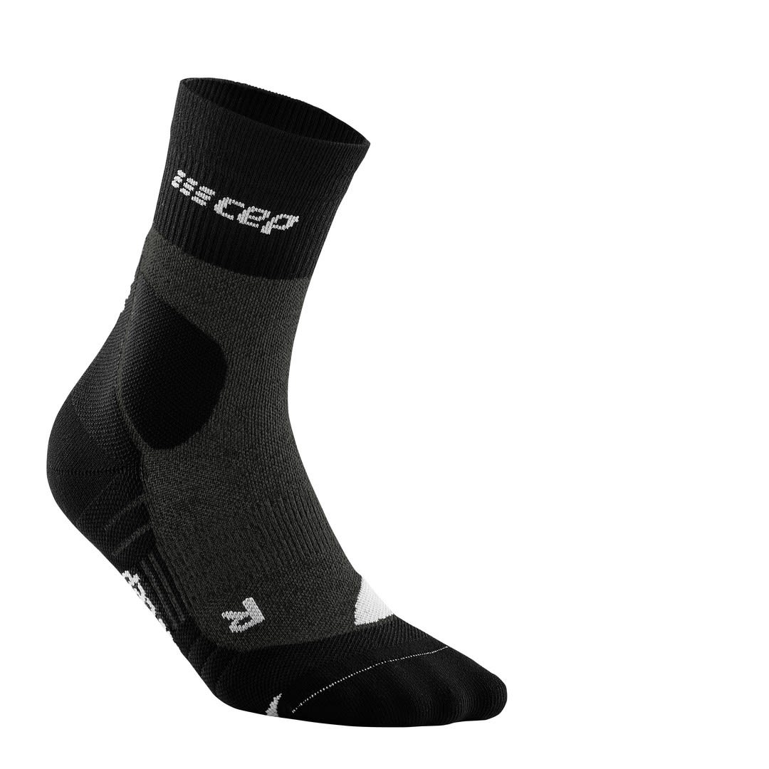 Cep W Hiking Compression Merino Mid Cut Socks Grau / Schwarz | Größe III | Dam