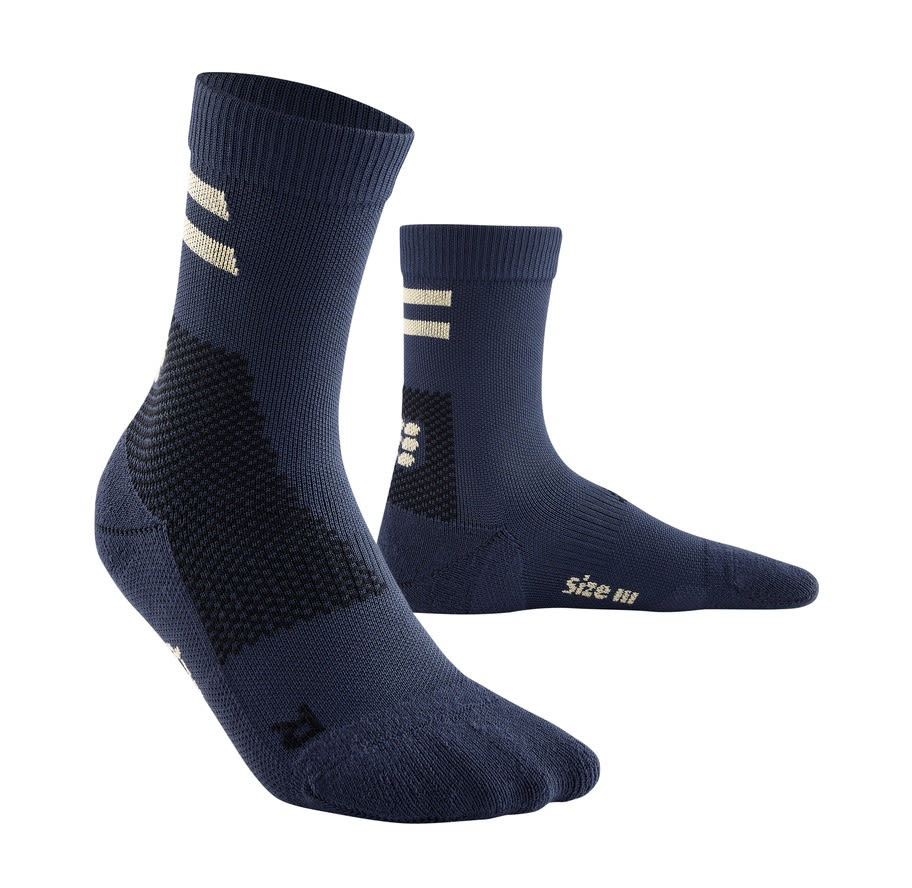 Cep Training Compression Socks Mid Cut Blau |  Kompressionssocken