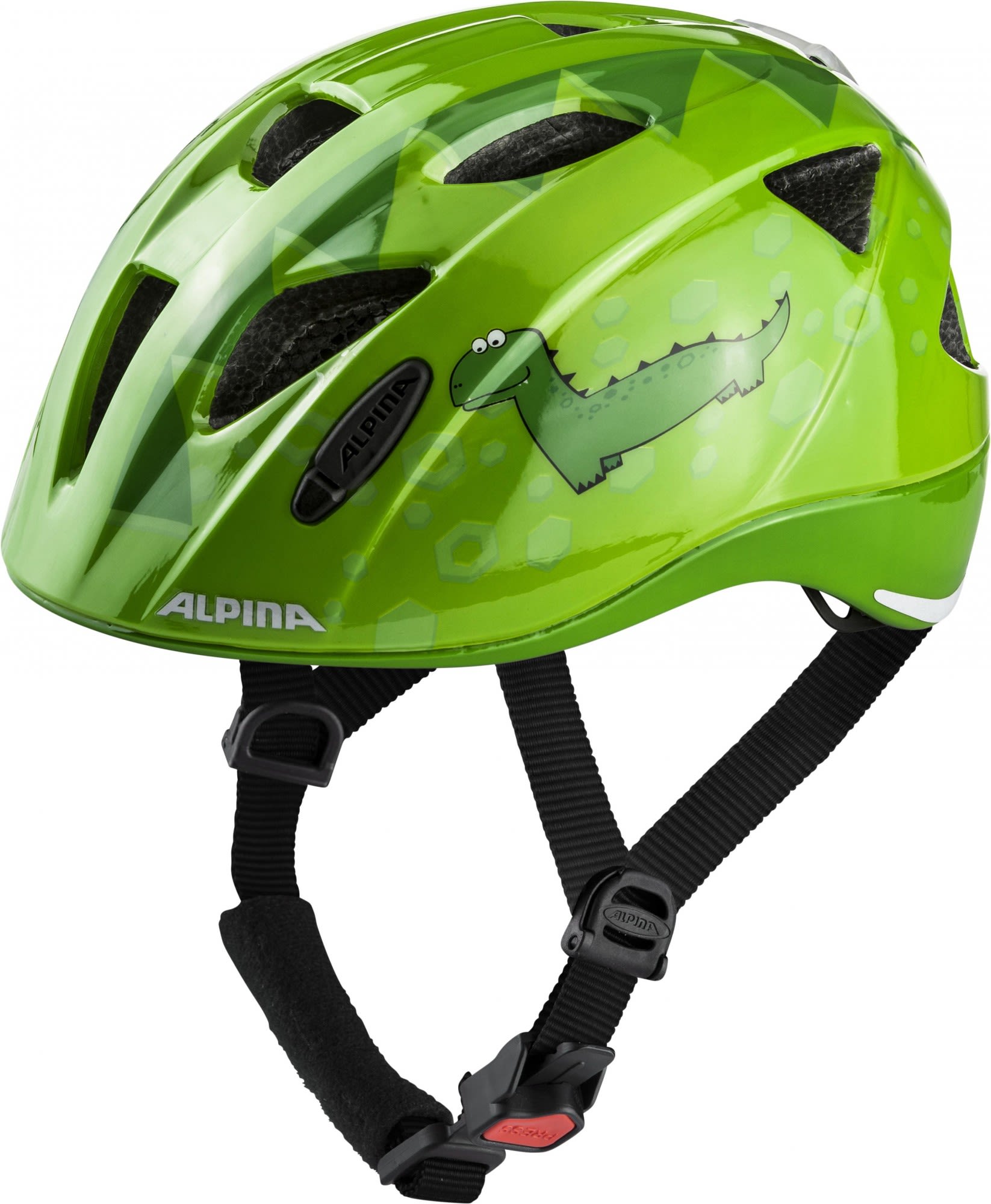Alpina Kids Ximo Flash Grün | Größe 45 - 49 cm | Kinder Fahrradhelm
