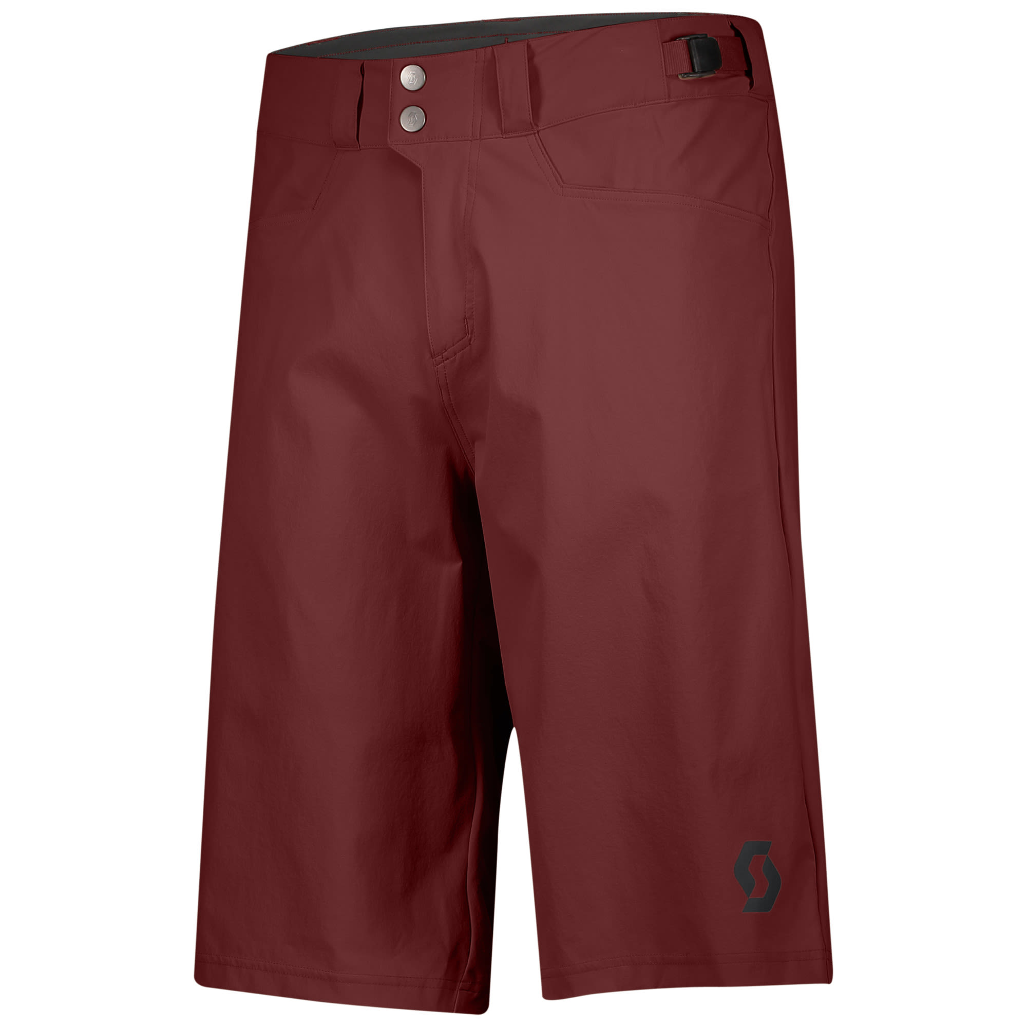 Scott M Trail Flow W/pad Shorts Rot | Größe XXL | Herren Trägerhose