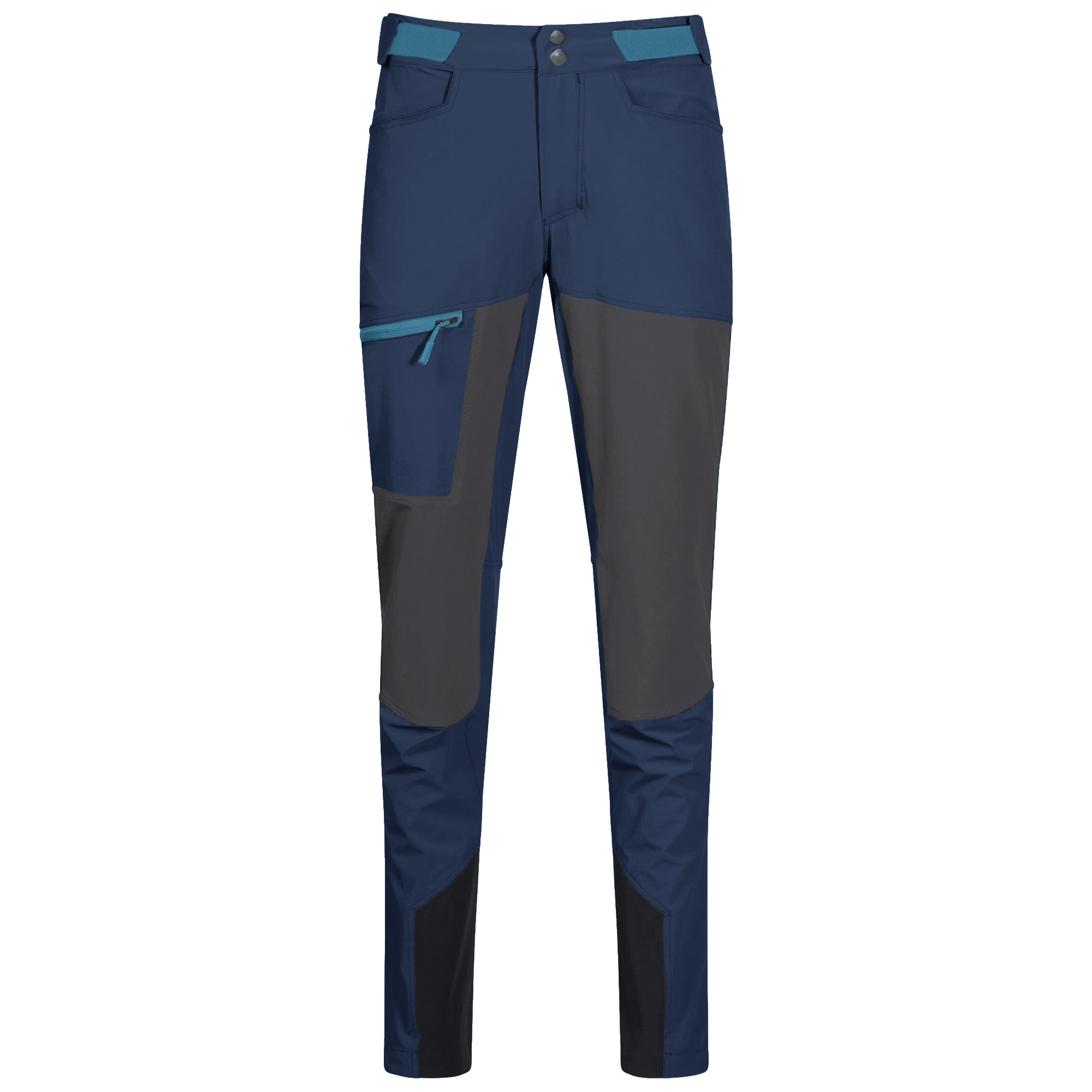 Bergans Cecilie Mountain Softshell Pants Colorblock / Blau / Grau | Größe XS |
