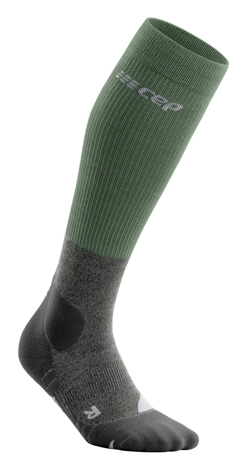 Cep M Hiking Compression Merino Socks Grau / Grün | Größe III | Herren Kompre