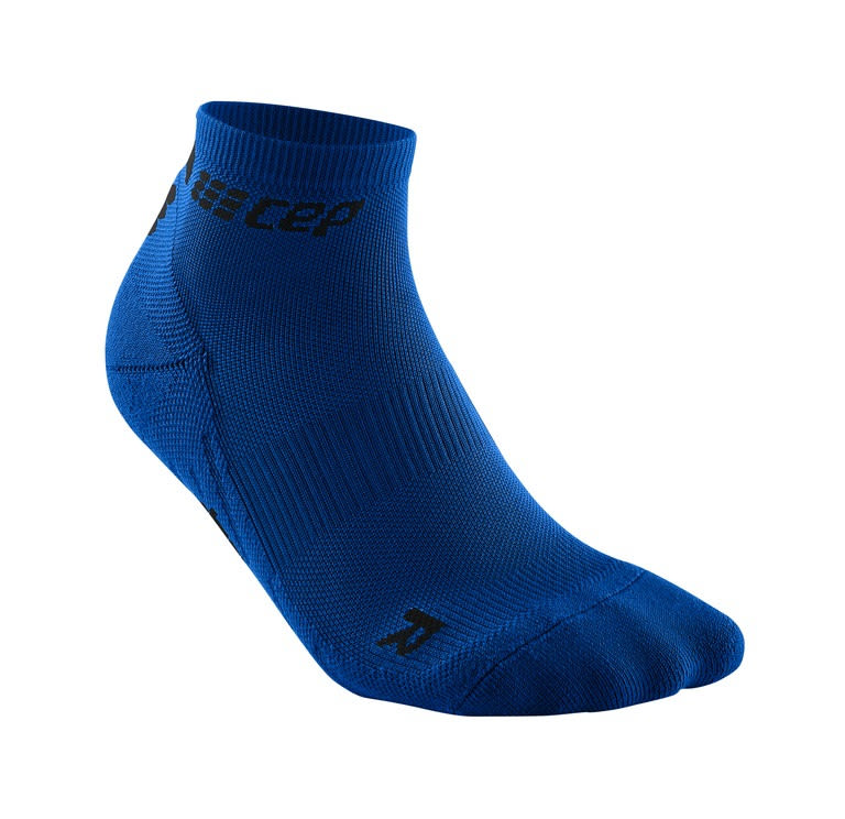 Cep W The Run Compression Socks Low Cut Blau | Größe II | Damen Kompressionsso