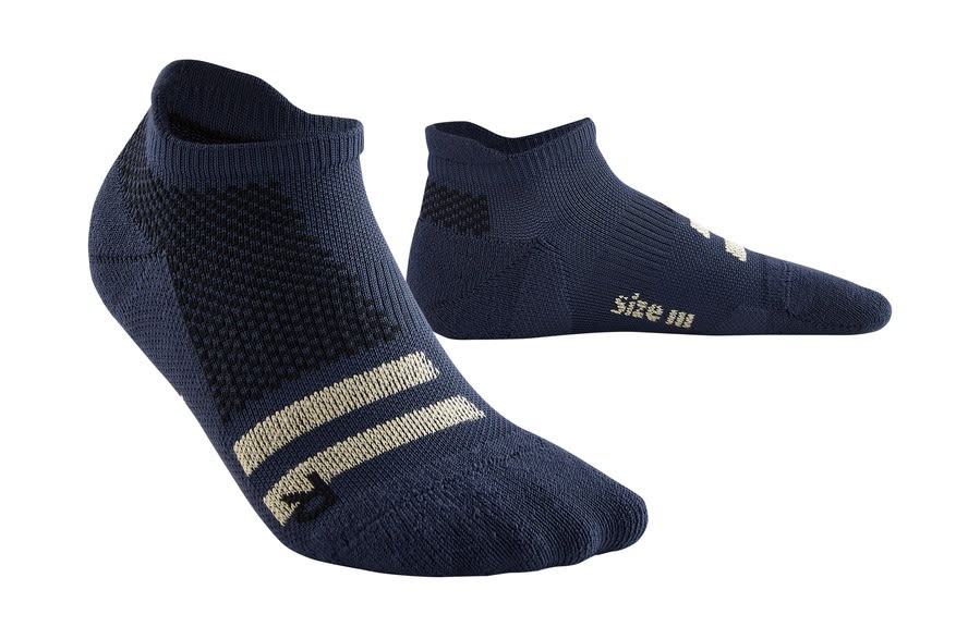 Cep Training Compression Socks No Show Blau | Größe XS |  Kompressionssocken