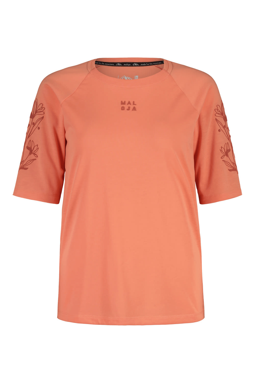 Maloja W Karkogelm. Multi 1/2 T-shirt Orange | Größe XL | Damen Kurzarm-Radtri