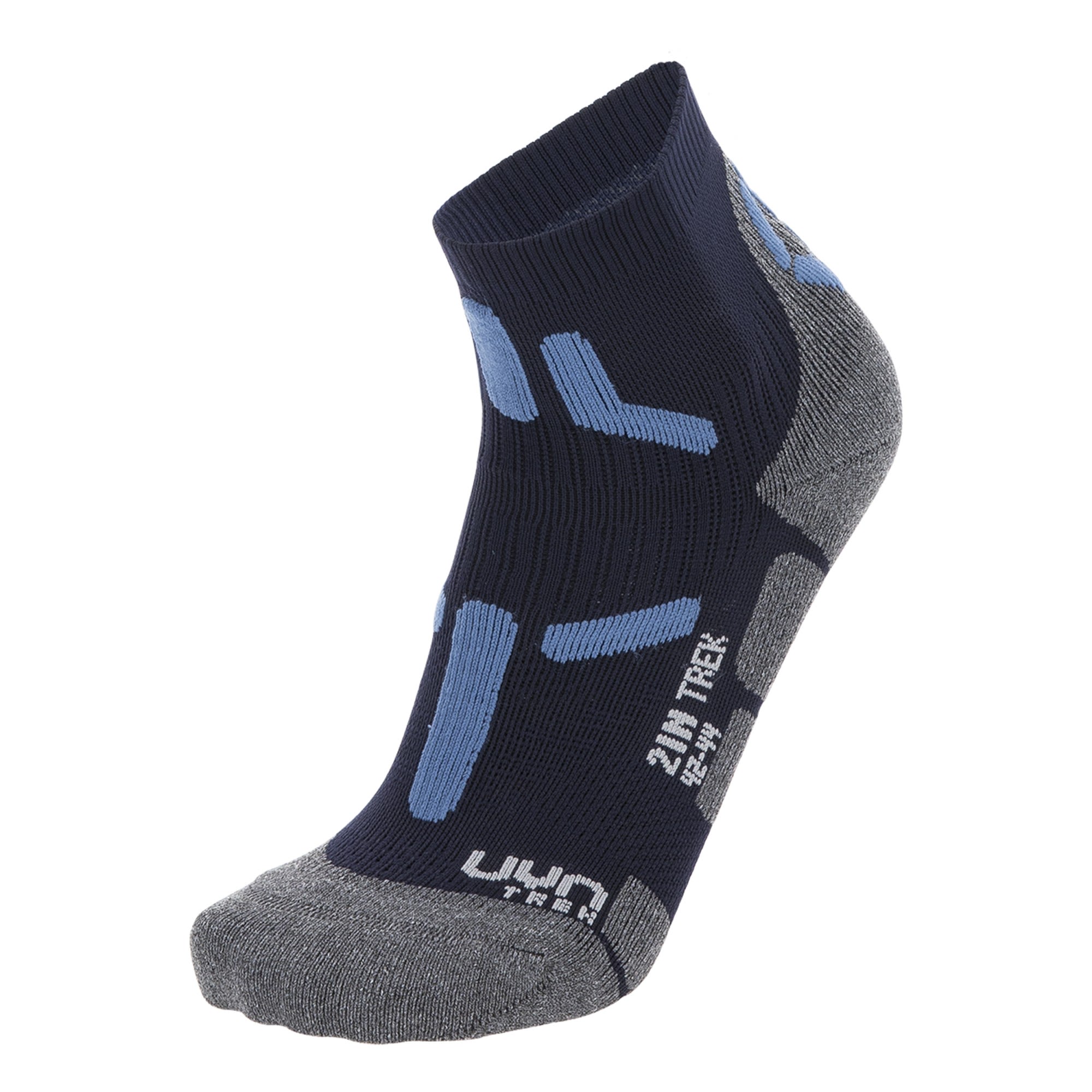 Uyn M Trekking 2in Low Cut Socks Blau | Größe EU 39-41 | Herren Kompressionsso