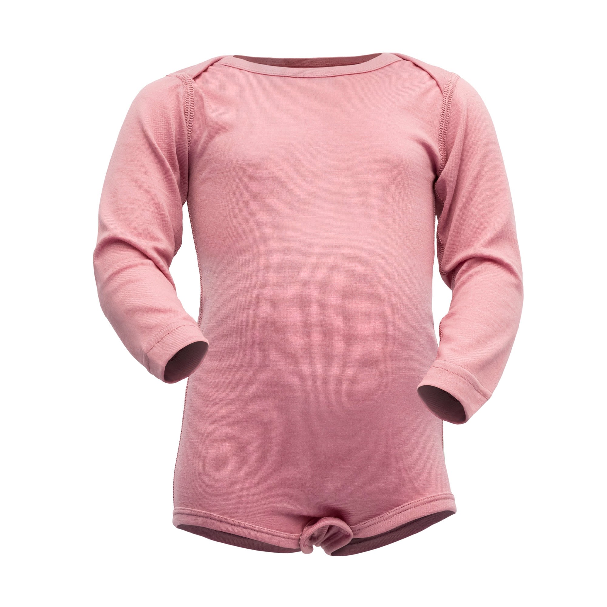 Devold Breeze Merino Body Baby Pink | Größe 98 | Kinder Langarm-Shirt