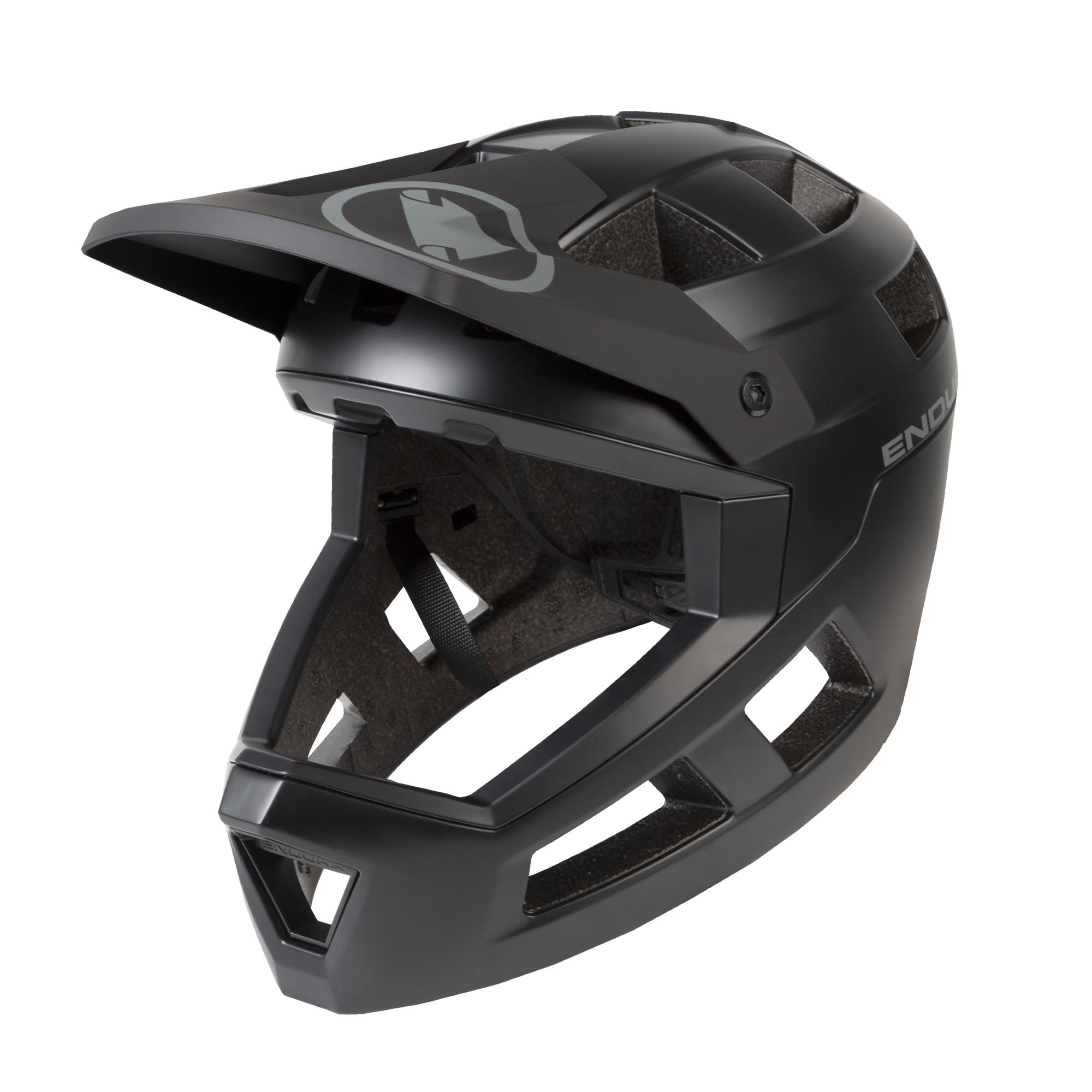 Endura Singletrack Full Face Helmet Schwarz | Größe M-L |  Fahrradhelm